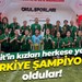 İzmit’in kızları herkese yetti! TÜRKİYE ŞAMPİYONU oldular!