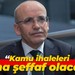 Mehmet Şimşek: Kamu ihaleleri daha şeffaf olacak