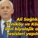 Ali Sağlık: Yeniköy ve Körfez’e ileri biyolojik arıtma tesisleri yapılacak