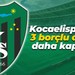 Kocaelispor’da 3 borçlu dosya daha kapandı