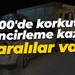 D-100'de korkutan zincirleme kaza: Yaralılar var!