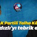 AK Partili Talha Kös, Harun Özgür Yıldızlı’yı tebrik etti