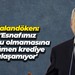 Bendevi Palandöken: 'Esnafımız borcu olmamasına rağmen krediye ulaşamıyor'