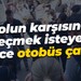 Yolun karşısına geçmek isteyen gence otobüs çarptı!