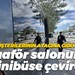 Müşterilerinin ayağına gidiyor… Kuaför salonuna minibüse çevirdi!