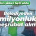 Darıca Belediyesi’nden milyonluk meşrubat alımı!