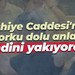 Fethiye Caddesi'nde korku dolu anlar! Kendini yakıyordu...
