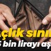 Açlık sınırı 25 bin lirayı aştı!