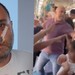Çocuklarının gözü önünde yumruklandı