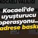 Kocaeli'de uyuşturucu operasyonu... 5 adrese baskın!