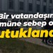 Bir vatandaşın ölümüne sebep oldu... Tutuklandı!
