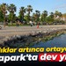 Sıcaklıklar artınca ortaya çıktı... Sekapark'ta dev yılan!