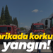 Fabrikada korkutan yangın!