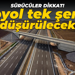 Sürücüler dikkat! Otoyol tek şeride düşürülecek