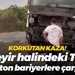 Korkutan kaza! Seyir halindeki TIR beton bariyerlere çarptı