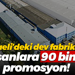 Kocaeli’deki dev fabrikada çalışanlara 90 bin lira promosyon!