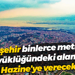 Büyükşehir, binlerce metrekare büyüklüğündeki alanları Hazine’ye verecek