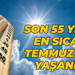 Son 55 yılın en sıcak temmuz ayı yaşandı