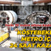 Yerin 70 metre altına kadar inecek… Köstebekler metro için 24 saat kazacak!