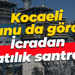 Kocaeli bunu da gördü; İcradan satılık santral!