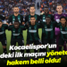 Kocaelispor’un evindeki ilk maçını yönetecek hakem belli oldu!