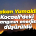 Bakan Yumaklı: Kocaeli’deki yangının enerjisi düşürüldü