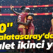 Galatasaray'dan rezalet ikinci yarı "1-0"