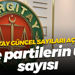 Yargıtay güncel sayıları açıkladı; İşte partilerin üye sayısı