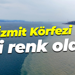 İzmit Körfezi iki renk oldu