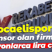 Kocaelispor’a sponsor olan firmaya milyonlarca lira ceza!