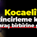 Kocaeli’de zincirleme kaza: 4 araç birbirine girdi!