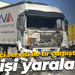 İşçi servisi ile tır çarpıştı: 8 kişi yaralandı