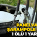 Kandıra'da panelvan şarampole uçtu: 1 ölü 1 yaralı!