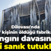 Dilovası'nda 7 kişinin öldüğü fabrika yangını davasında firari sanık tutuklandı