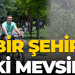 Bir şehir iki mevsim: İzmit'te güneş, Derince'de dolu sürprizi