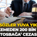 O sözler yuva yıktı: Mahkemeden 200 bin TL'lik "tosbağa" cezası