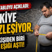 TÜİK acı tabloyu açıkladı: Türkiye obezleşiyor, her 5 kişiden biri kritik eşiği aştı!
