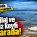 İzmit Körfezi’nde yine can sıkan görüntü; Müsilaj ve deniz keyfi bir arada!