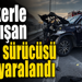 Tankerle çarpışan cipin sürücüsü ağır yaralandı