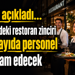 İŞKUR açıkladı... Kocaeli'deki restoran zinciri çok sayıda personel istihdam edecek