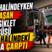 Seyir halindeyken fenalaşan motosiklet sürücüsü park halindeki araca çarptı!