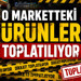 O marketteki ürünler toplatılıyor