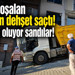 Freni boşalan kamyon dehşet saçtı! Deprem oluyor sandılar!