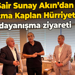 Şair Sunay Akın’dan Fatma Kaplan Hürriyet’e dayanışma ziyareti