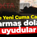 Yine Yeni Cuma Camii! Sarmaş dolaş uyudular