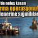 Kocaeli'de nefes kesen kurtarma operasyonu! Deniz fenerine sığındılar