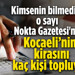 Kimsenin bilmediği o sayı Nokta Gazetesi'nde; Kocaeli’nin kirasını kaç kişi topluyor?