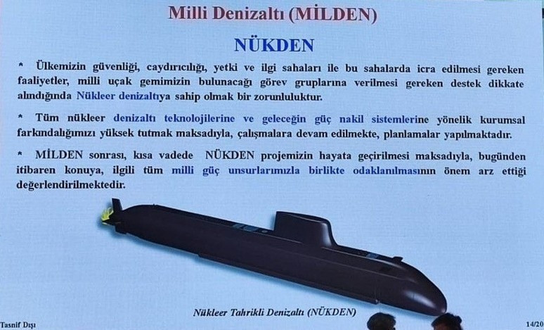 Nükleer denizaltı projesi resmen ilan edildi! Kocaeli’de mi yapılacak? - Resim : 1