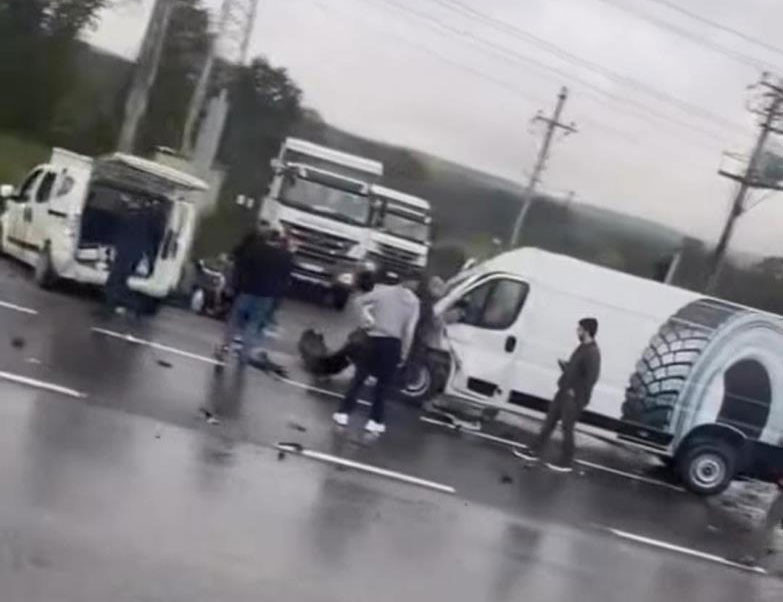 D-100’de korkutan kaza! - Resim : 1