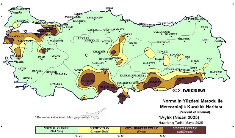 Korkutan harita… Kocaeli kuraklıktan kurtulamıyor! - Resim : 1